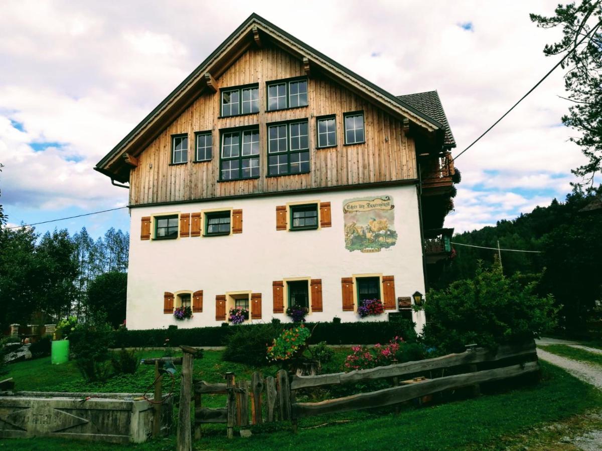 Muehlnerhof Familie Gruber Bed & Breakfast Aich  Dış mekan fotoğraf