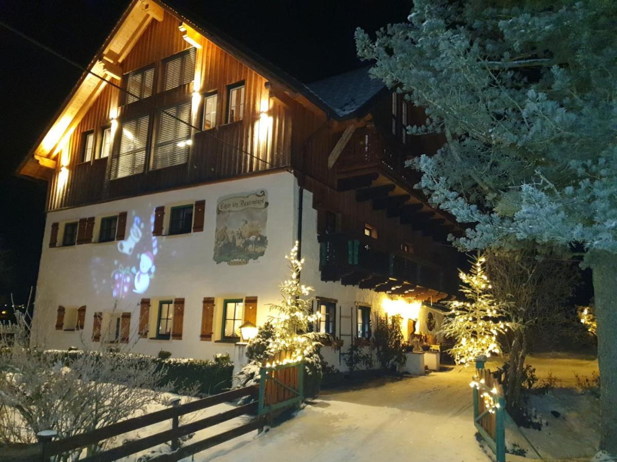 Muehlnerhof Familie Gruber Bed & Breakfast Aich  Dış mekan fotoğraf